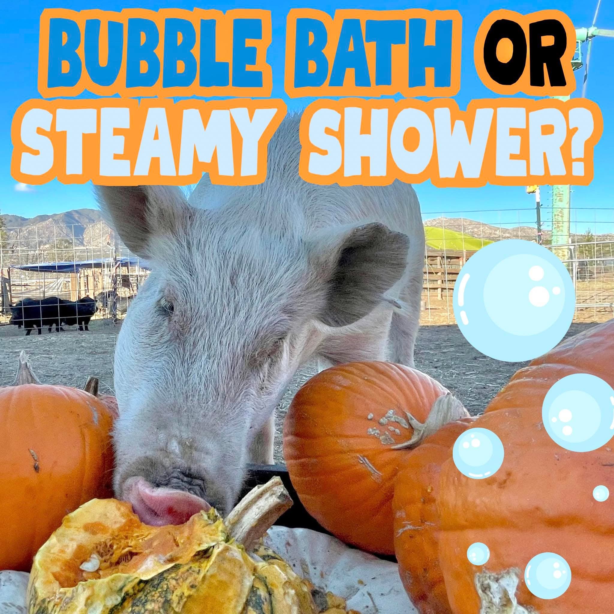 I’m bubble bath 🛁, hands down.