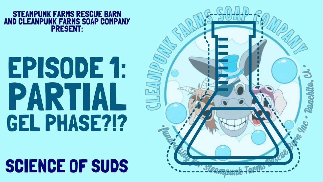 Science Of Suds - Episode 1: Gel Phase - Chemistry of Soap Making Made Easy