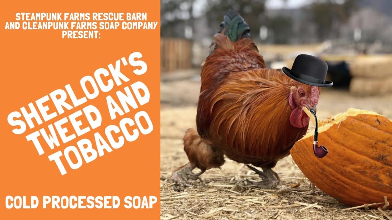 How To Make Vegan Cedarwood Vanilla Soap - Sherlock’s Tweed and Tobacco Bars